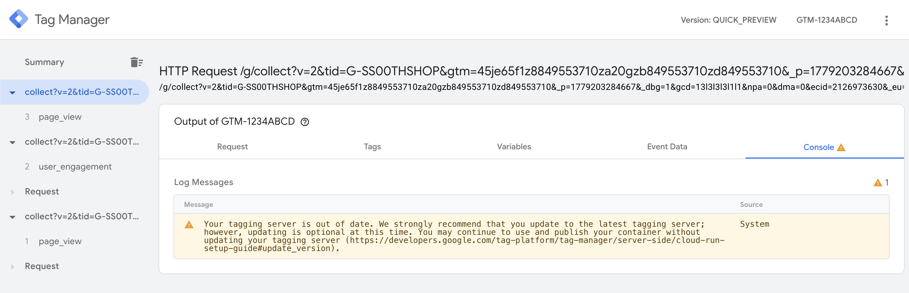 Updating Google Tag Manager Server Side Tagging Servers
